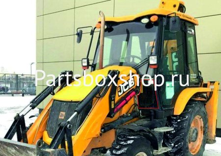 Стекло лобовое нижнее левое JCB 3CX (India) c 2017 г. KMK