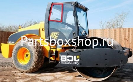 Стекло форточки правое JCB VIBROMAX VM-132 KMK